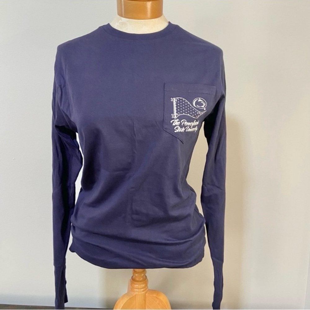 Champion Women’s Penn State Navy Long Sleeve Game Day Tailgate Dog Size Small - Picture 2 of 8